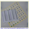 customized self adhesive printing coated paper sticker